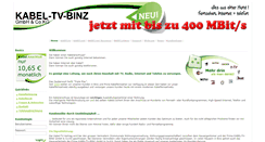 Desktop Screenshot of kabel-tv-binz.de